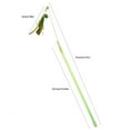 thumbnail image 2 of Cat Toy Wand Interactive Faux Feather Kitten Play Wand Cat Stick Toy with Bell, 2 of 10