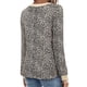 thumbnail image 5 of Camiseta de manga larga con cuello en V para mujer a la moda blusa con estampado de botones de otoño Fridja  ghj987+1346, 5 of 6