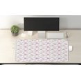 thumbnail image 2 of Floral Computer Mouse Pad, Flappy Hummingbirds Flying over Delicate Tropical Hibiscus and Magnolia Flowers, Rectangle Non-Slip Rubber Mousepad X-Large, 35" x 15" Gaming Size, Multicolor, by Ambesonne, 2 of 2