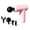 Pink, variant on Smart Multi-Functional Muscle Relaxation System, Cordless Mini Fascia Gun with Adjustable Speeds, Handheld Percussion Device with 4 Heads for Full Body Comfort and Agility, Family Gift