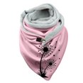 thumbnail image 1 of Foulard Chaud Hiver en Coton Imprimé Botanique pour Femmes, 1 of 3