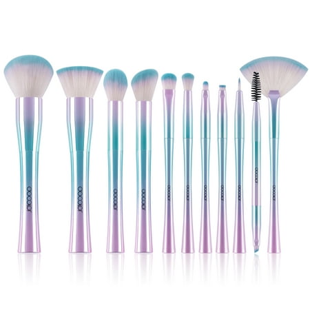 Docolor 11Pcs Makeup Brush Set Foundation Powder Contour Eyeshadow Cosmetic Brushes