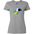 thumbnail image 3 of Inktastic Tropical Parrot, Colorful Parrot, Tropical Bird Women's T-Shirt, 3 of 5