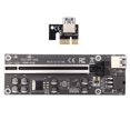 thumbnail image 3 of Tarjeta adaptadora vertical 8 condensadores Excicon Blindaje multicapa Hebilla fija Adaptador vertical PCIE 1x a 16x, 3 of 10