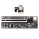 thumbnail image 3 of Tarjeta adaptadora vertical 8 condensadores Excicon Blindaje multicapa Hebilla fija Adaptador vertical PCIE 1x a 16x, 3 of 8