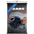 thumbnail image 3 of NFL Chicago Bears - Helmet 16 Wall Poster with Wooden Magnetic Frame, 22.375" x 34", 3 of 3