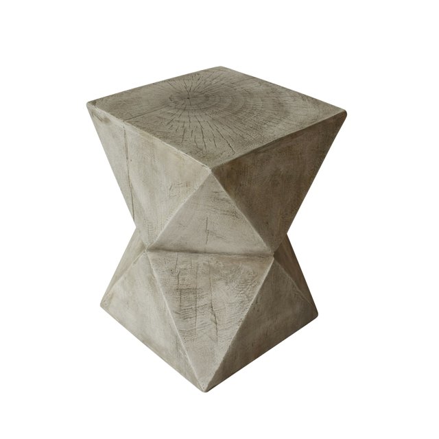 Christopher Knight Home Table d'Appoint en Béton Manuel, Gris Pâle