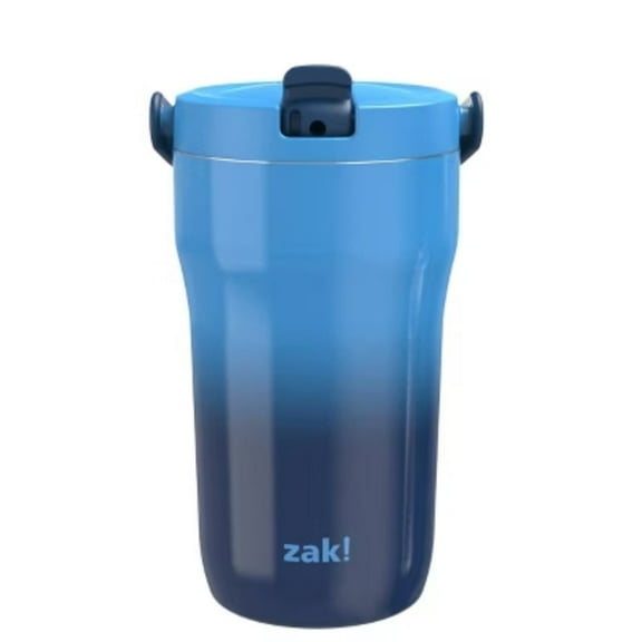 Zak Designs 14 fl oz Double Walled Stainless Steel Sutton Grip Insulated Tumbler