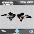 thumbnail image 3 of Kalair GFX Graphics Kit for Yamaha YZ450F (2014-2017) Rebel Series, 3 of 5