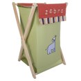 thumbnail image 2 of Bacati ABC123 Zebra Wood Frame Nursery Baby Hamper - Multi, 2 of 7