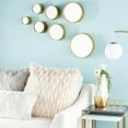 thumbnail image 2 of CosmoLiving by Cosmopolitan 12", 10", 8", 7", 6" Gold Wall Mirror, Set of 7, 2 of 7