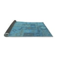 thumbnail image 2 of Ahgly Company Indoor Rectangle Patchwork Light Blue Transitional Area Rugs, 2' x 3', 2 of 4