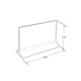 thumbnail image 4 of Azar Displays 142704 8.5-Inch W x 5.5-Inch H Top- Load Acrylic Sign Holder, 10-Pack, 4 of 6