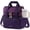 Dark Purple with Black, variant on LOVEVOOK Insulated Lunch Bag For Women,Large Double Deck Adult Lunch Box,Teacher Lunch Tote Bag With Cup Holder,Leakproof Cooler Bag With Adjustable Shoulder Strap For Work Picnic Beach,Larger 15L
