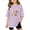 ZB Purple, variant on RTKFRFLM Girls Back to School 4th Grade Letter Print Tee Fashion Short Sleeve Drop Shoulder T-Shirt Top for Ages 3-14 Classroom Everyday Wear Soft Cotton Graphic Shirt Trendy Youth Tops