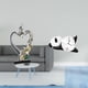 thumbnail image 2 of Escultura romántica de de panda, reloj de pareja moderno, adorno para dormitorio, sala de estar, boda, estantería, armario, decoración del, 2 of 8