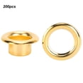 thumbnail image 4 of Shoe Hole Rivet, No Rust Leather Grommet Brass Gold Compression-resistant Hollow Rivet, For Leather Bracelets Plastics Car Decoration Paper Products Clothes, 4 of 8