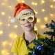 thumbnail image 5 of Festival Party Dress Up Sparkling Santa Claus Eyeframe Christmas Photo Accessories, Santa Claus Eyeframe, Christmas Party Decor, Festive Holiday Photo Prop, Glittery Frame, Foldable Design,, 5 of 8