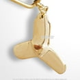 thumbnail image 4 of Handmade Brass Miniature Titanic Ship Propeller Key Chain, 4 of 4