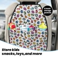 thumbnail image 5 of Naloa Colorful Numbers 2Pcs Anti-Kick Back Seat Cover Kick Mat, Car Seat Protector with 3 Storage Pockets, 5 of 8