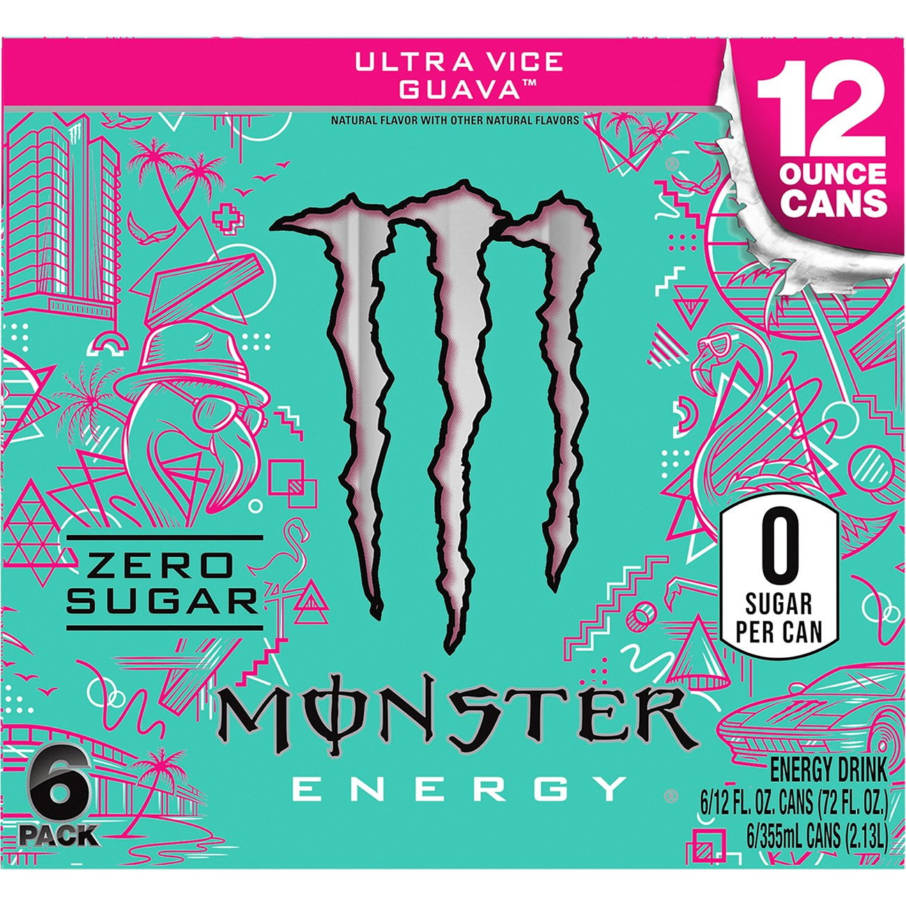 monster energy1ケース（24本入） Monster Energy Drink, Original, 16 fl oz, 24 Cans - Powerful