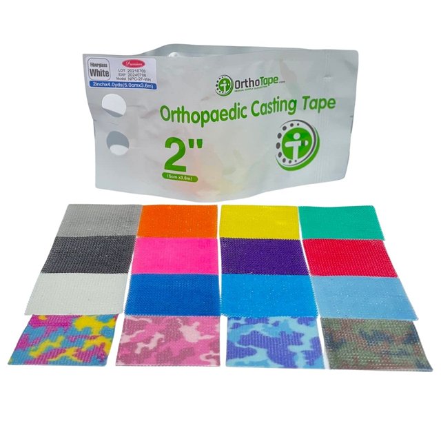Cinta para Yeso OrthoTape Premium de Fibra de Vidrio Rollo de 5 cm