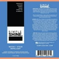 Simple Shine Shoe Protector Spray Water Repellent for Sneakers, Boots, Bags
