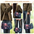 thumbnail image 4 of FORMRS Womens Shoulder Bag with Chain Strap Clutch Purse Cute Tote Handbag, Glowing Jellyfish, 4 of 7