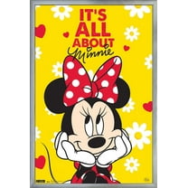 Disney Minnie Mouse - Classic Wall Poster, 22.375" x 34", Framed