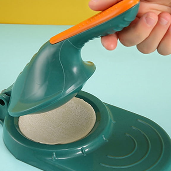 LOLIPPYY Green Dumpling Press Kitchen Tool Made of PP Easy to Clean Convenient Dough Presser for Various Dumpling Sizes