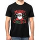 thumbnail image 5 of Men's T-Shirt,Short Sleeve Tee Shirt Casual Tops Santa Claus Snowflake Stars Crew Neck T Shirts for Men, 5 of 8