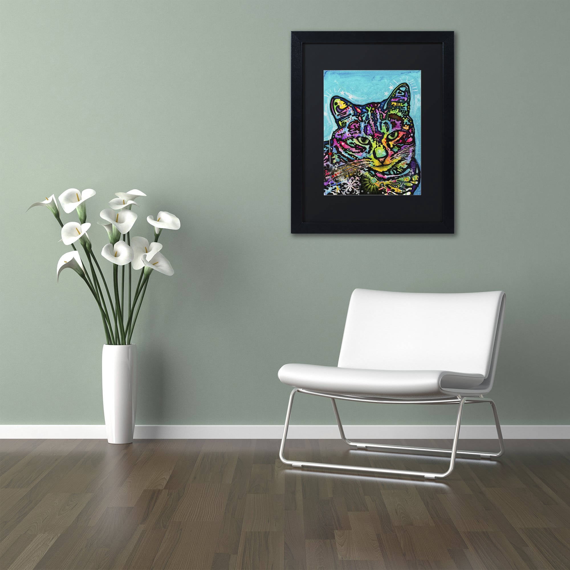 Trademark Fine Art "Kismet" Canvas Art by Dean Russo, Black Matte, Black Frame