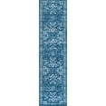 thumbnail image 2 of Rugs.com Boston Collection Rug – 8 Ft Runner Blue Low-Pile Rug Perfect For Hallways, Entryways, 2 of 9