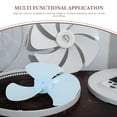thumbnail image 3 of AURARMLET Three Leaf Plastic Fan Blades Replacement for Quiet Pedestal Floor Fans Easy Install, 3 of 8