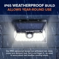 thumbnail image 3 of SOLVAO 60 LED Solar Motion Sensor Outdoor Lights - Solar Security Lights (2 Pack), 3 of 9