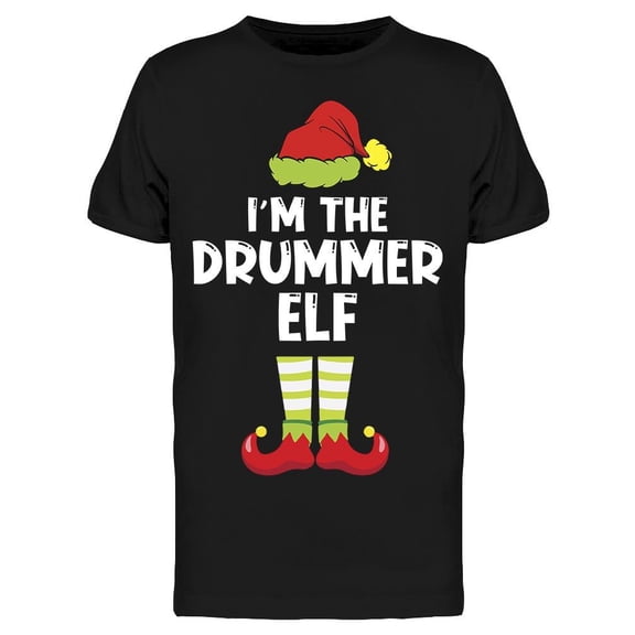 I'm The Drummer Elf Christmas Men's T-shirt