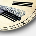 thumbnail image 3 of Designart 'Blue Sea 4' Large Nautical & Coastal Wall Clock, 3 of 5