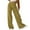 Yellow, variant on HAiming Corduroy Pants for Women High Waisted Straight Leg Pants Trendy Casual Loose Lounge Trousers with Pockets
