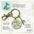thumbnail image 6 of Gymnastics Coaching Sport Gutsy Goodness Bronze Keychain Great Coach Changes Life Thank You Gift, 6 of 8