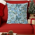 thumbnail image 4 of FastXmas Butterfly 3D Visual Pillow Case,Three-dimensional Effect Pillowcase Christmas Pillow Cover Festival Decoration Sofa Decoration,Artificial Pillowcase for Bedroom Home Sofa Decor 17.7 x 17.7", 4 of 5