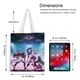 thumbnail image 5 of K-Pop Demon Hunters Bolso de tela con estampado de lienzo para mujer, bolsa de compras reutilizable y estética, con cremallera interior, regalo para mujer,38*45cm., 5 of 6