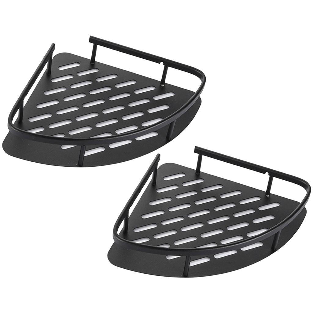 Shower Shelf with Hooks Storage for Bathroom Lavatory Washroom Restroom ...