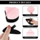 thumbnail image 4 of 12 Pieces Powder Puff Face Triangle Makeup Puff for Loose Powder Soft Body Cosmetic Foundation Sponge Mineral Powder Wet Dry Makeup Tool (Black, Pink), 4 of 4