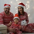 thumbnail image 5 of Conjunto de pijamas navideños nuevos 2024 para mamá y yo, ropa de dormir suave y linda para la familia, trajes de 2 piezas para adultos y niños, 5 of 5