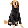 thumbnail image 2 of Canada Pooch Slush Suit Water-Resistant Dog Bodysuit (Black, 16 (15-17" back length)), 2 of 4