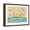Brown Frame, variant on Art.com Beach Day Art Print by Silvia Vassileva, 16" x 12"