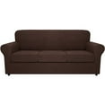 thumbnail image 2 of 4PCS Stretch Textured Grid Sofa Cover Soft Couch Cover Washable Furniture Covers For Machine Washable, 2 of 2