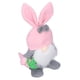 thumbnail image 2 of Lindo conejito de Pascua Decoración Muñeca Conejo de peluche Juguete encantador Conejo de peluche con sombrero Sombrero rosa, 2 of 5