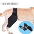 thumbnail image 4 of Dog Leg Sleeve, Adjustable Comfortable Anti Slip Injured Leg Cover Protector for Recovery Sports Daily Care, CR, Nylon, 4 of 7
