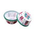 thumbnail image 1 of Termo 100 Uds. Muffins impresos, vasos de papel para pasteles, fundas, envoltorios para cupcakes (regalo verde) Tmvgtek Libre de BPA, 1 of 3